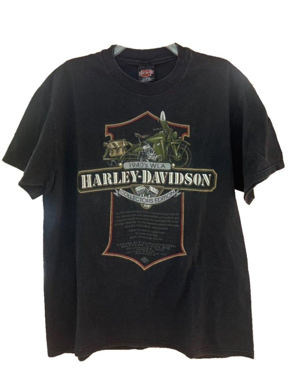 Harley Davidson Pearl Harbor Honolulu HI Collectors Edition Men's Large Vintage